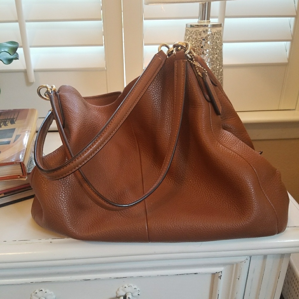 Coach two strap hobo bag